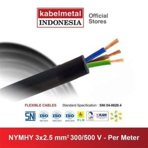KABEL NYMHY 4X2.5 100M KITANI HITAM