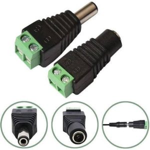 JACK DC SCREW HIJAU