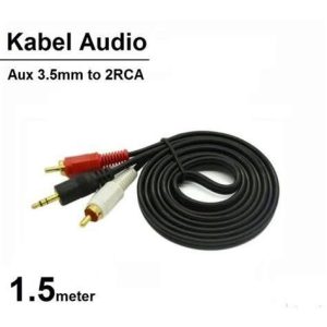 KABEL 2RCA TO MINI ST 5M