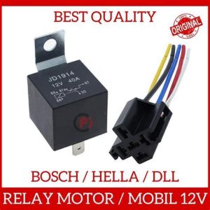 RELAY MOBIL/MOTOR 12V 4P