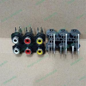 SOCKET RCA 2X3 TANCEP