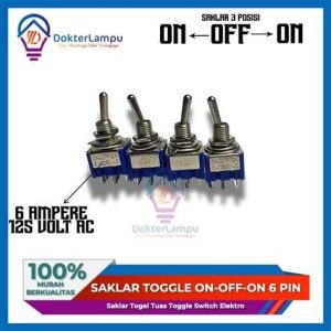 SWITCH TOGEL 6P ON/OFF