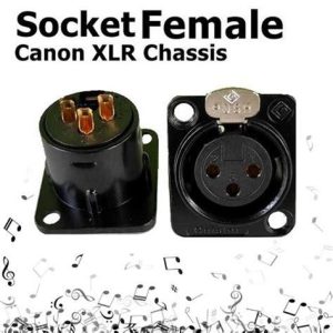 SOCKET CANON 3P BODY TEKUK