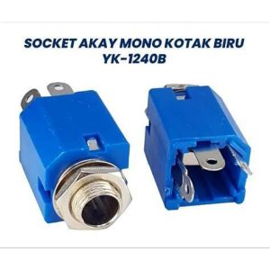 SOCKET TOA MONO BIRU KW-1