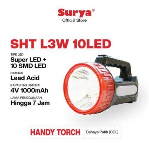 SENTER SURYA SHT L3W 10LED