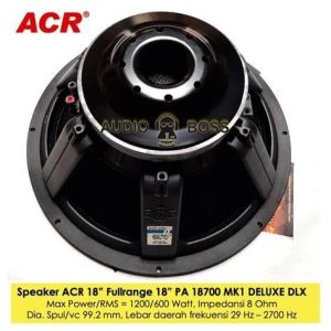 SPEAKER ACR 18700 DELUXE