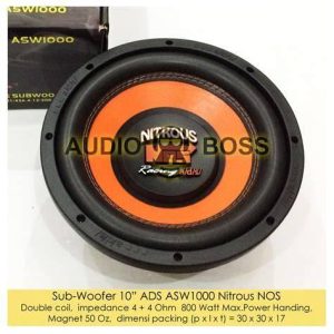 SUBWOOFER ADS NITROUS 10 INCH 1000