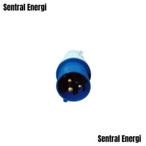 INDUSTRIAL PLUG 16A DIP 2P 16A/DV