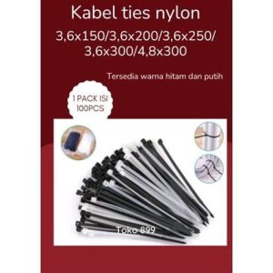 KABEL TIES 3.6X250 ISI 100PCS