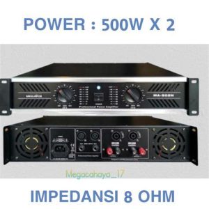POWER AMPLI MEGAVOX 502N