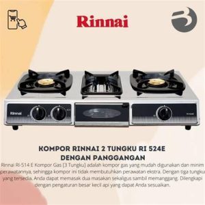 KOMPOR GAS+PANGGANG RINNAI RI524E