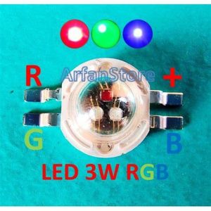 LAMPU LED 3W RGB SENSONIC