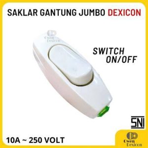 SAKLAR GANTUNG thoya PUTIH JUMBO