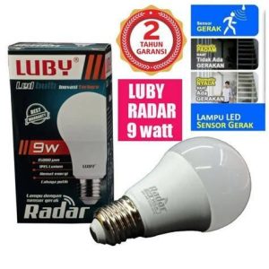LAMPU LED LUBY 9W MOTION DETECTOR