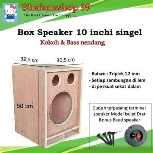 BOX SPEAKER 10 INCH TABUNG